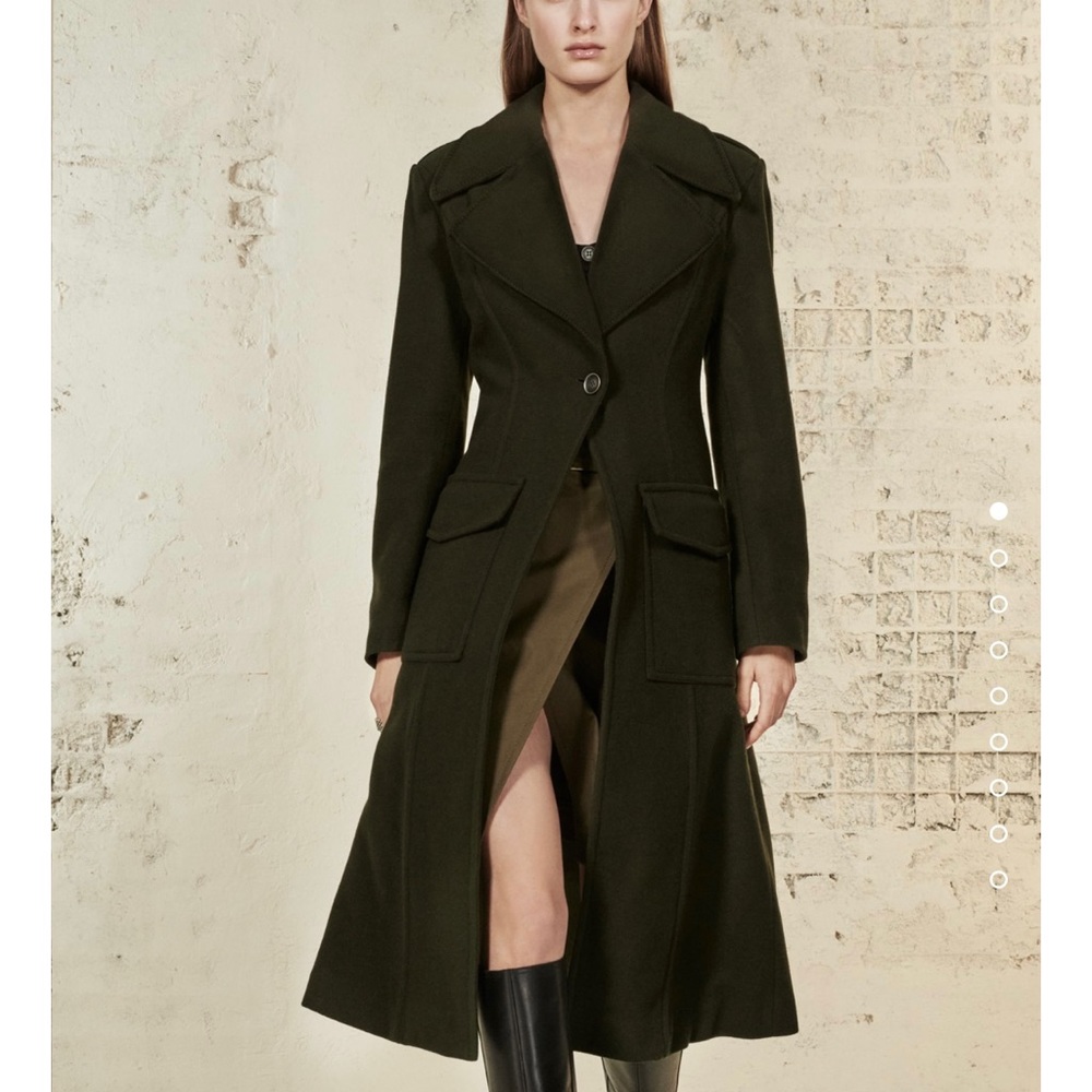 Brand new 100% WOOL Zara Limited edition Khaki coat. Sold out everywhere